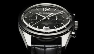 2-vintage br126 officer-black dial
